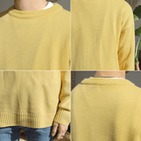 Taooba-3395 ROUND NECK KNITTED SWEATER