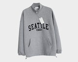 Taooba-4308 HALF ZIP-UP SEATTLE TURTLENECK SWEATER