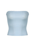 Taooba Arina Striped Knitted Tube Top