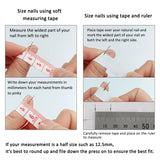 Taooba Christmas Nail  10Pcs Naked Cat Eye Press On Nails Laser Butterfly Decoration Fake Nails Short Full Cover False Nail Wearable Manicure Nail Tips