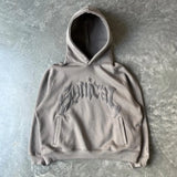 Taooba  2024 American Retro Zipper Sweater Personalized Oversized Couple Casual Jacket Gothic Letter Star Printed Hoodie for Street Wear