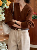 Taooba Christmas Gift outfit -Raglan Wool Cardigan