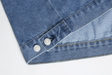 Taooba- 2532 CHINESE COLLAR DENIM JK