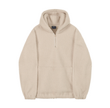 Taooba  No. 3348 HALF ZIP-UP FLEECE HOODIE