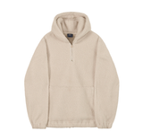 Taooba No. 3348 HALF ZIP-UP FLEECE HOODIE