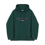 Taooba  No. 5567 LETTERED NEW YORK PULLOVER HOODIE