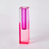 Taooba Acrylic Pillar Bud Vase Tabletop Glass Vases Luxury Decorative Crystal Nordic Room Decoration Home Decor Home Vase