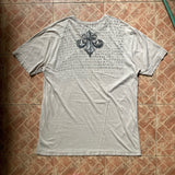 Taooba 2000s Affliction Logo T Shirt Men Soft Cotton Short Sleeve Comfort Fit Casual Street Style Old Lndian Tribe Durable Couples Wear