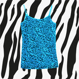 Taooba party outfit  Leopard pattern suspenders rock aesthetic emo girl Y2K crop top casual grunge punk harajuku hip hop street retro chic womens top