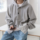 Taooba  No. 5418 OVERSIZE BUTTON-UP HOODIE JK