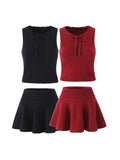 Taooba Ethel Knit Skirt and Top Set