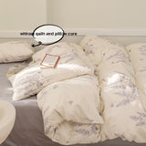 Taooba Christmas Gift 3pcs Floral Duvet Cover Set Pillowcases No Filling no flat sheet Twin Single Queen Size Girls Bedding Linen