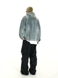 Taooba  No. 10259 HOODED DENIM PULLOVER HOODIE