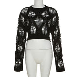 Taooba Alvise Knitted Crop Sweater