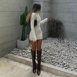 Taooba Ariana Backless Knitted Dress