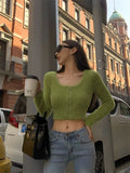 Taooba Aviona Knit Crop Sweater