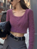 Taooba Aviona Knit Crop Sweater