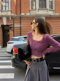 Taooba Aviona Knit Crop Sweater