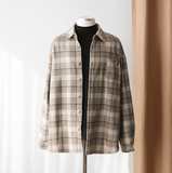 Taooba-2811 WOOLEN PLAID SHIRT