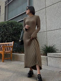 Taooba Bailei Knit Maxi Dress