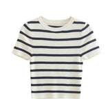 Taooba Bani Knitted Striped Top