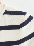 Taooba Bani Knitted Striped Top