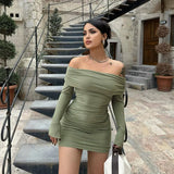 Taooba Caris Off Shoulder Mini Dress