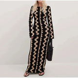 Taooba Carmel Knit Maxi Dress