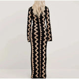 Taooba Carmel Knit Maxi Dress