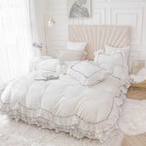 Taooba Classic Contrast Ruffle Bedding Set