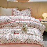 Taooba Cute Strawberry Bedding Set