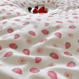 Taooba Cute Strawberry Bedding Set