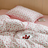 Taooba Cute Strawberry Bedding Set