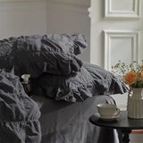 Taooba Dark Academia Royal Bedding Set - Dark Grey