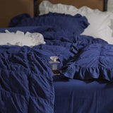 Taooba Dark Academia Royal Bedding Set - Klein Blue