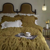 Taooba Dark Academia Royal Bedding Set - Tan