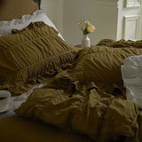 Taooba Dark Academia Royal Bedding Set - Tan