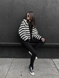 Taooba Davi Striped Cardigan Jacket