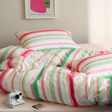 Taooba Dopamine Striped Bedding Set