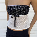 Taooba Elka Lace Strapless Top