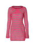 Taooba Evelynn Striped Knitted Dress