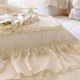 Taooba Fairy Chiffon Ruffled Bedding Set