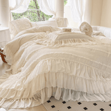 Taooba Fairy Chiffon Ruffled Bedding Set