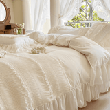 Taooba Fairy Chiffon Ruffled Bedding Set