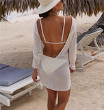 Taooba Farah Backless Mini Dress