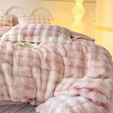 Taooba Fluffy Faux Fur Bedding Set