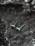 Taooba Green Zircon Stud Earrings