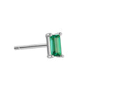 Taooba Green Zircon Stud Earrings