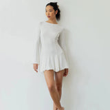 Taooba Gwen Long Sleeve Mini Dress