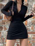 Taooba Starlit Ribbed Mini Dress